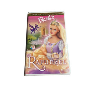 Vintage Barbie‎ as Rapunzel (VHS, 2002) In Good Condition